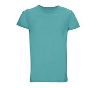 Sol's Herren T-Shirt Kurzarm Rundhals aus Bio - Baumwolle einzelne Farben röße 5XL Pool Blue XL