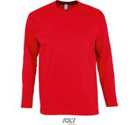 Sols Langarm T-Shirt Monarch, Red, M