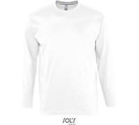 SOLS Herren T-Shirt langarm 11420 white M