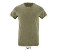 Sol's Herren T-Shirt Regent Fit L149 – tailliert – Heather Khaki – Größe L