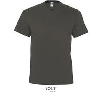 L151 SOL´S V-Ausschnitt T-Shirt Victory Grey Melange 3XL