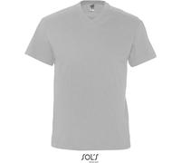 L151 SOL´S V-Ausschnitt T-Shirt Victory Grey Melange L