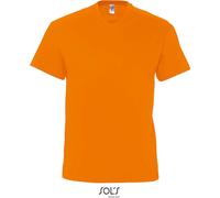L151 SOL´S V-Ausschnitt T-Shirt Victory Orange S