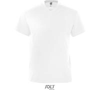 Sol's V-Ausschnitt T-Shirt Victory Weiß XXL