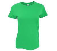 SOLS Womens/Ladies Imperial Heavy Short Sleeve T-Shirt (Kelly Green) S
