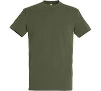 Sols Imperial - Herren-T-Shirt mit kurzen Ärmeln, Armeegrün, S
