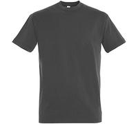 Sols Imperial - Herren-T-Shirt mit kurzen Ärmeln, dunkelgrau, XXL