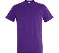 Sols Imperial - Herren-T-Shirt mit kurzen Ärmeln, dunkles violett, M