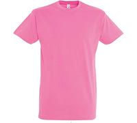 Sols Imperial - Herren-T-Shirt mit kurzen Ärmeln, Rosa, XL