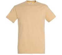 SOLS Mens Imperial Heavyweight Short Sleeve T-Shirt (Sand) XL