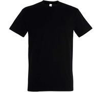 Sol's Herren-T-Shirt Imperial Kurzarm Schwarz Größe M