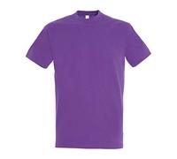 SOLS Mens Imperial Heavyweight Short Sleeve T-Shirt (Hellviolett) 2XL