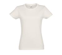 SOLS - "Imperial" T-Shirt für Damen kurzärmlig (Naturweiß) M