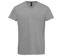 SOLS - "Imperial" T-Shirt V-Ausschnitt für Herren/Damen Unisex (Grau meliert) S