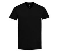 SOLS - "Imperial" T-Shirt V-Ausschnitt für Herren (Schwarz) S