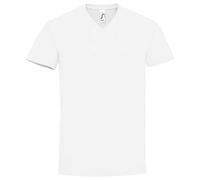 SOLS - "Imperial" T-Shirt V-Ausschnitt für Herren (Weiß) M