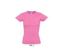 Sol's Damen Rundhals-T-Shirt Imperial Rosa Größe S