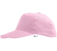 SOLS Kinder 5-Panel Kappe Klassische Cap 88111 pink one size