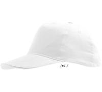 SOLS Kinder 5-Panel Kappe Klassische Cap 88111 white one size