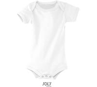 SOLS Kinder Baby Bio Ripp Body Baby-Body 01192 white 12-18 months