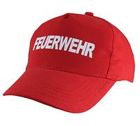 SOL'S Kinder Baseballkappe * Rot * Feuerwehr * Einfarbig * Einstellbar