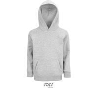 L03576 SOL´S Stellar Kinder Sweatshirt Grey Melange 4 Jahre (96/104)