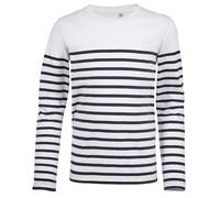 SOL'S Kinder Gestreiftes Langarm T-shirt Matelot - Weiß / dunkelblau | 6 Jahre