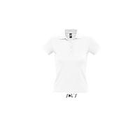 Sol's Damen Poloshirt People 210 Weiß Größe S