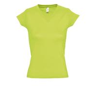 Sols Ladies V-Neck-T-Shirt Moon, Apple Green, L