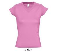 Sols - Ladies V-Neck-T-Shirt 'Moon' XXL,Orchid Pink