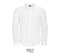 SOLS - Men´s Long Sleeve Stretch Shirt Blake White - Gr. - 4XL