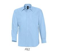 SOLS - Men´s Oxford-Shirt Boston Long Sleeve Sky Blue - Gr. - M