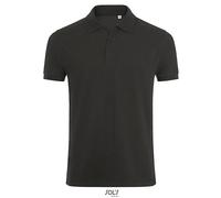 SOLS - Men´s Phoenix Polo Charcoal Melange - Gr. - L