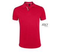 L587 SOL´S Herren Polo Shirt Portland Red S