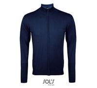 SOLS - Men´s Zipped Knitted Cardigan Gordon Navy - Gr. - L
