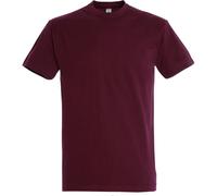 SOLS Mens Imperial Heavyweight Short Sleeve T-Shirt (Burgund) L