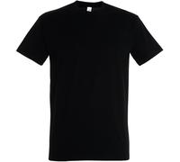 SOLS Mens Imperial Heavyweight Short Sleeve T-Shirt (Deep Black) 2XL
