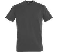 SOLS Mens Imperial Heavyweight Short Sleeve T-Shirt (Dunkelgrau) XS