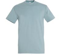 SOLS Mens Imperial Heavyweight Short Sleeve T-Shirt (Eisblau) M