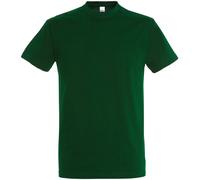 SOLS Mens Imperial Heavyweight Short Sleeve T-Shirt (flaschengrün) XL