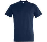 SOLS Mens Imperial Heavyweight Short Sleeve T-Shirt (French Navy) S