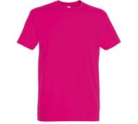 SOLS Mens Imperial Heavyweight Short Sleeve T-Shirt (Fuchsia) L
