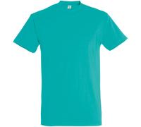 SOLS Mens Imperial Heavyweight Short Sleeve T-Shirt (Karibik Blau) L