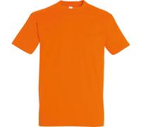 SOLS Mens Imperial Heavyweight Short Sleeve T-Shirt (Orange) XS