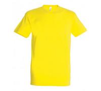 SOLS Mens Imperial Heavyweight Short Sleeve T-Shirt (Zitrone) XL