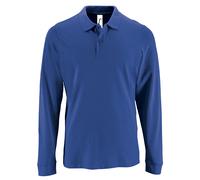 SOLS Mens Perfect Langarm-Pique-Poloshirt (Königsblau) 2XL