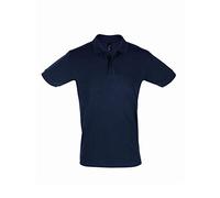 SOLS Mens Perfect Pique Kurzarm-Poloshirt (French Navy) M