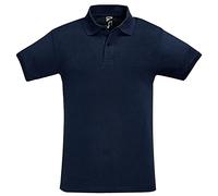 SOLS Mens Perfect Pique Kurzarm-Poloshirt (French Navy) S