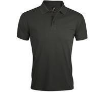 SOLs Mens Prime Pique Plain Kurzarm-Poloshirt (Dunkelgrau) XL
