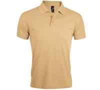 SOLs Mens Prime Pique Plain Kurzarm-Poloshirt (Sand) 2XL